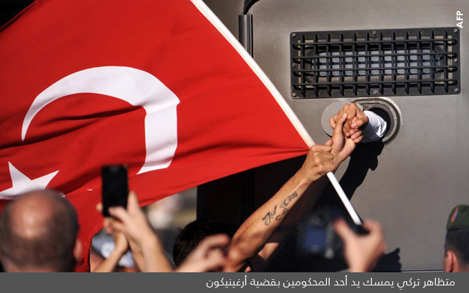 الاسلام التركي وحزب العدالة والتنمية - متظاهر تركي