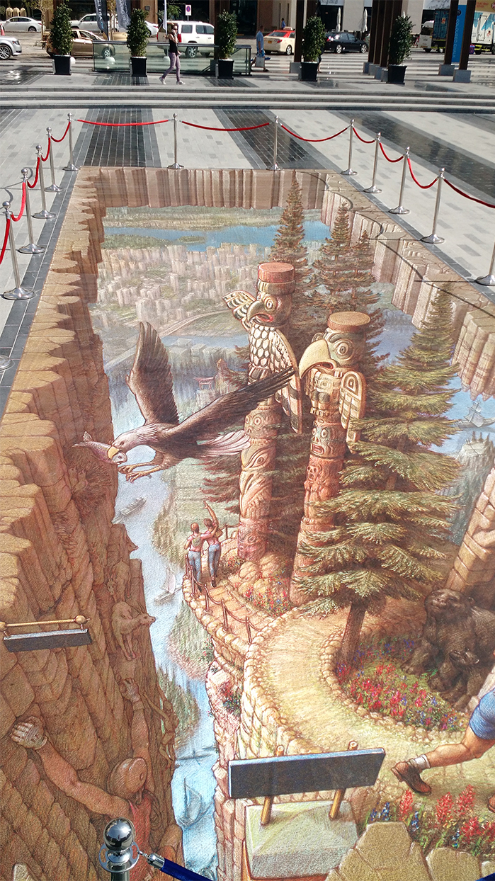 مهرجان للفن الثلاثي الأبعاد في الشرق الأوسط - 3D art fest Dubai Marina