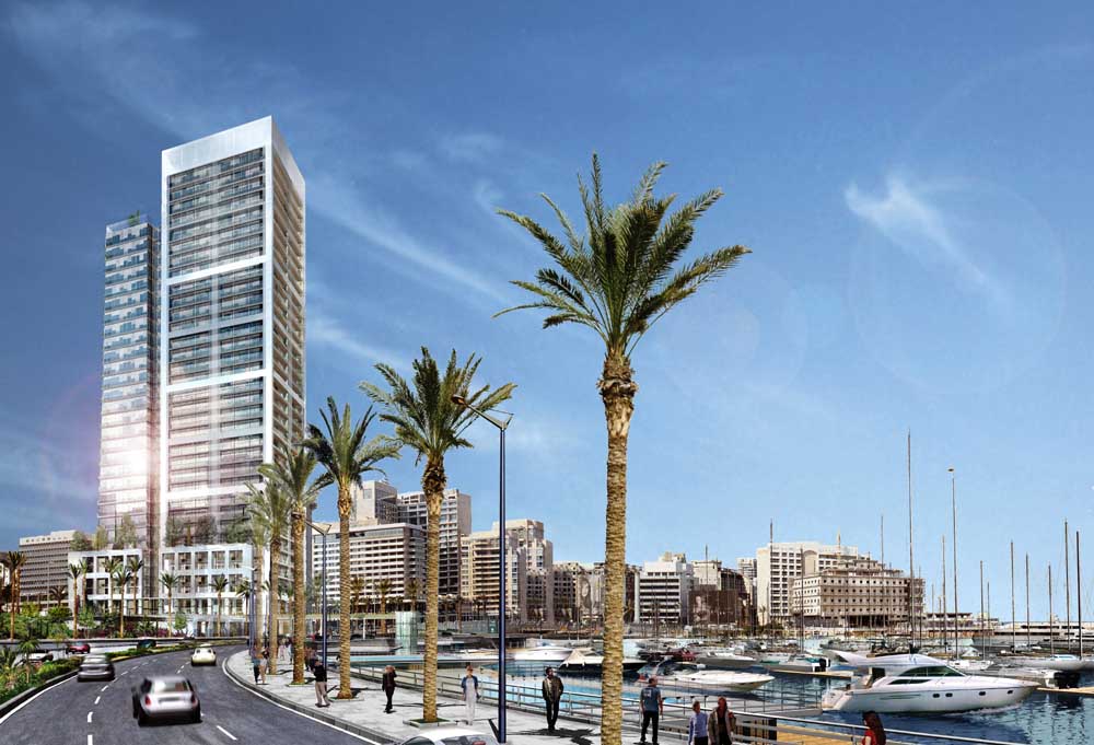 مشاريع معمارية في بيروت من تصميم مهندسين عالميين - بلاتنوم تاور