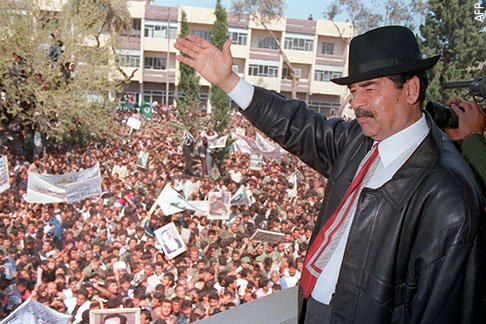 الرؤساء الدكتاتوريون وانتخابات الـ99% - صدام الحسين
