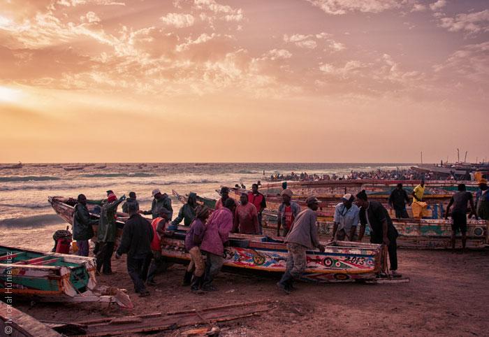 السمك في موريتانيا - قوارب صيد