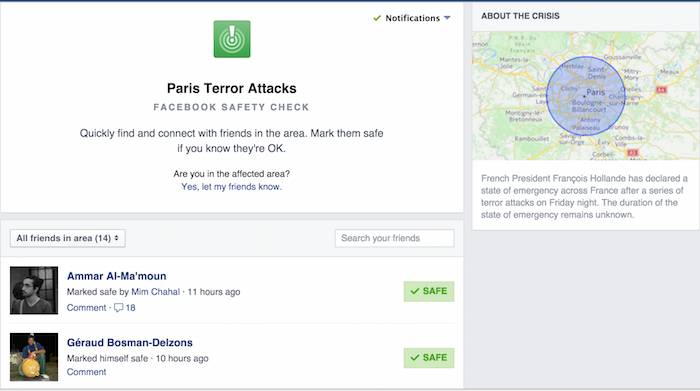 لماذا لم تفعل فيسبوك خدمة Safety check في أكثر المناطق تأزماً في العالم؟ 