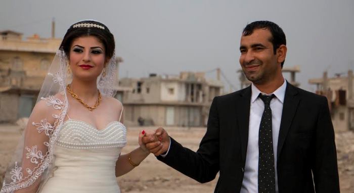 أول زواج مدني في كوباني