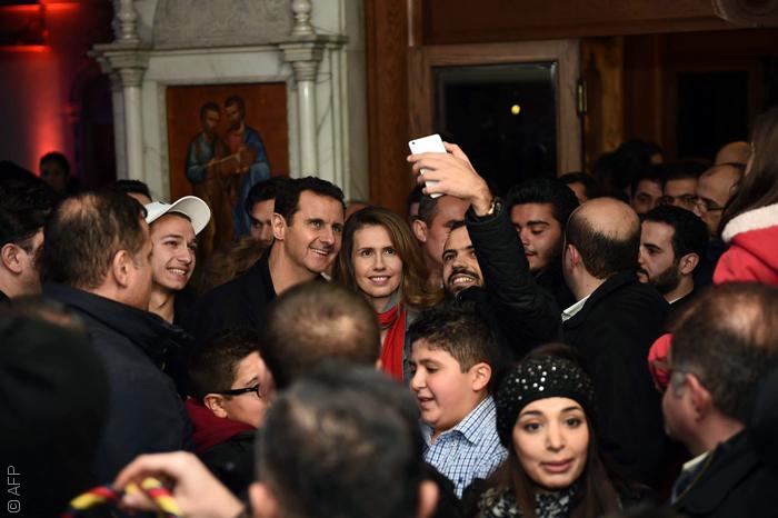 السياسيين العرب والسيلفي - اسماء الأسد