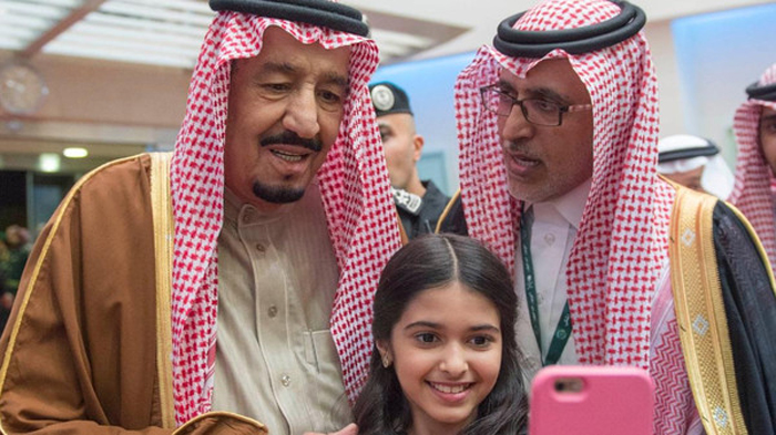 السياسيين العرب والسيلفي - الملك سلمان