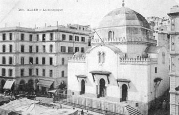 اليهود في الجزائر - تاريخ يهود الجزائر - معبد يهودي في الجزائر