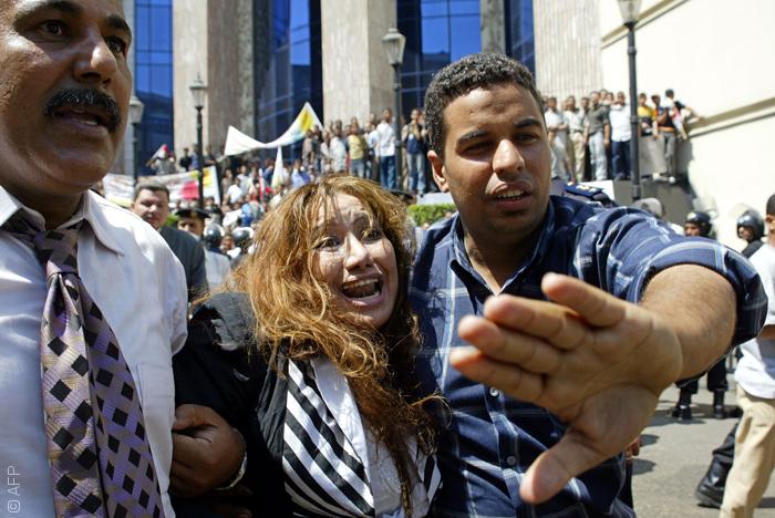 سلالم نقابة الصحافيين - التحرش في مصر